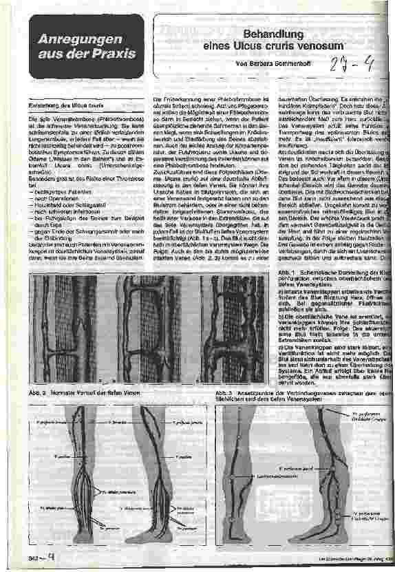 Vorschauseite 1: Behandlung eines Ulcus cruris venosum