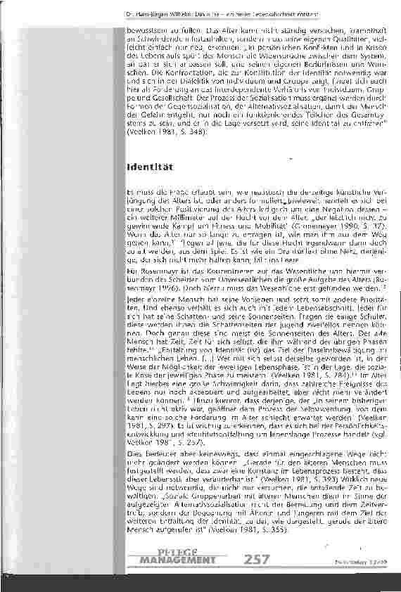 Vorschauseite 3: Das Alter - ein neuer Lebensabschnitt entsteht