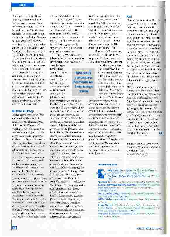 Vorschauseite 3: Positionen der Ethik