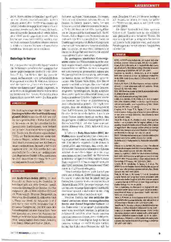 Vorschauseite 4: Spontan gebaren nach Sectio