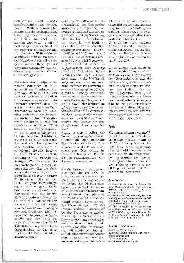 Vorschauseite 3: Unter welchen Voraussetzungen darf eine Hebamme im OP instrumentieren?