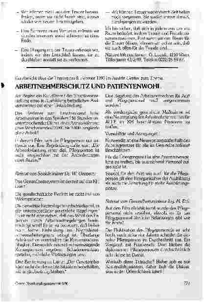Vorschauseite 4: Tod und Trauer: Des Menschen Fluch oder Ruhm?