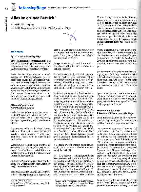 Vorschauseite 1: Alles im grünen Bereich