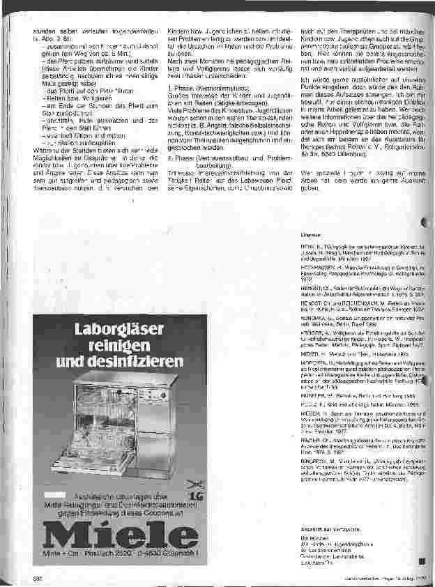 Vorschauseite 5: Heilpädagogisches Reiten und Voltigieren Berufsgruppendarstellung i.d. Kinder u. Jugendpsychiatrie - 14. Folge