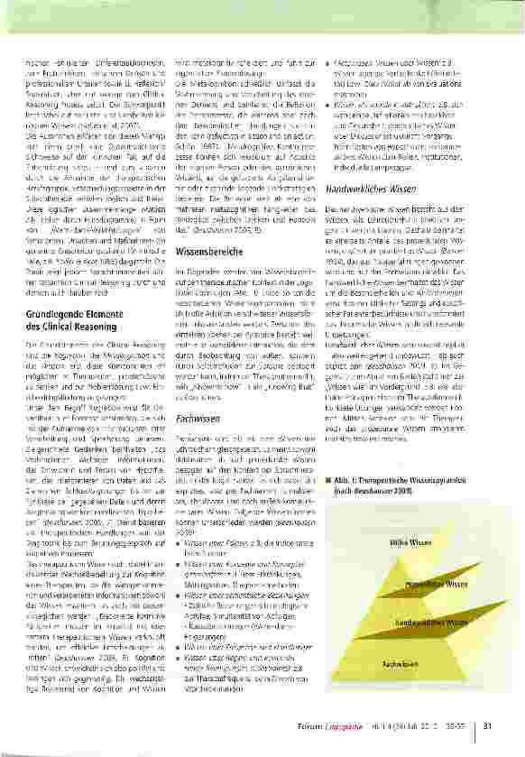 Vorschauseite 2: Clinical Reasoning in der Logopädie