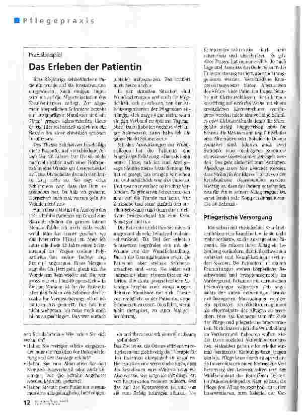 Vorschauseite 3: Der Mensch, nicht die Wunde steht im Zentrum