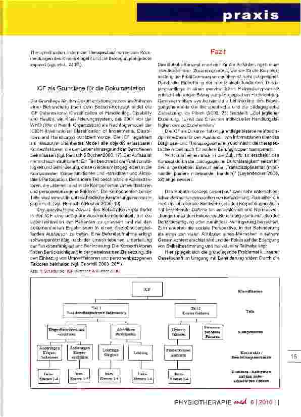 Vorschauseite 5: Das Bobath-Konzept als interdisziplinärer Behandlungsansatz in der Frühförderung