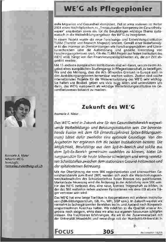 Vorschauseite 3: Innovationen am WEG der letzten 5 Jahre