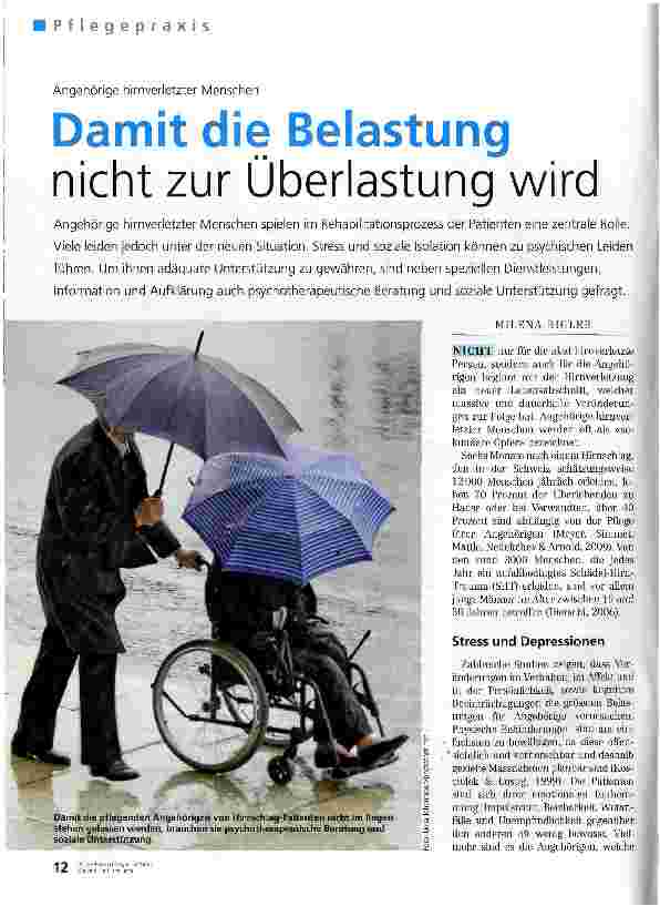 Vorschauseite 1: Damit die Belastung nicht zur Überlastung wird