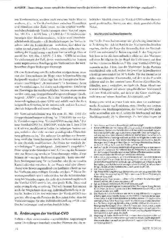 Vorschauseite 2: Neuer europäischer Rechtsrahmen für das Vertriebsrecht -Werden bestehende Verträge unwirksam?