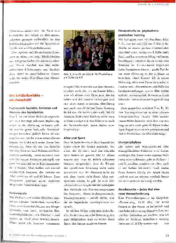 Vorschauseite 2: Ausbildungsthema Geriatrie