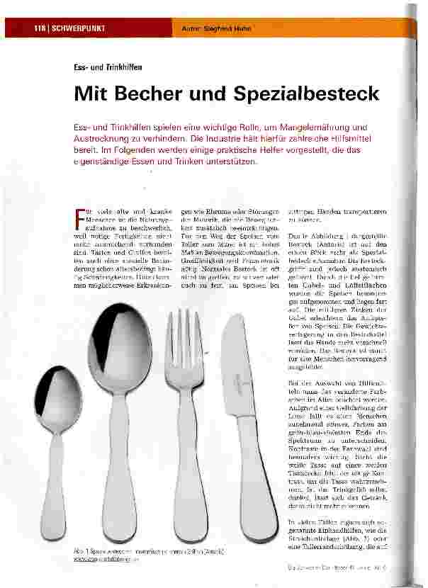 Vorschauseite 1: Mit Becher und Spezialbesteck