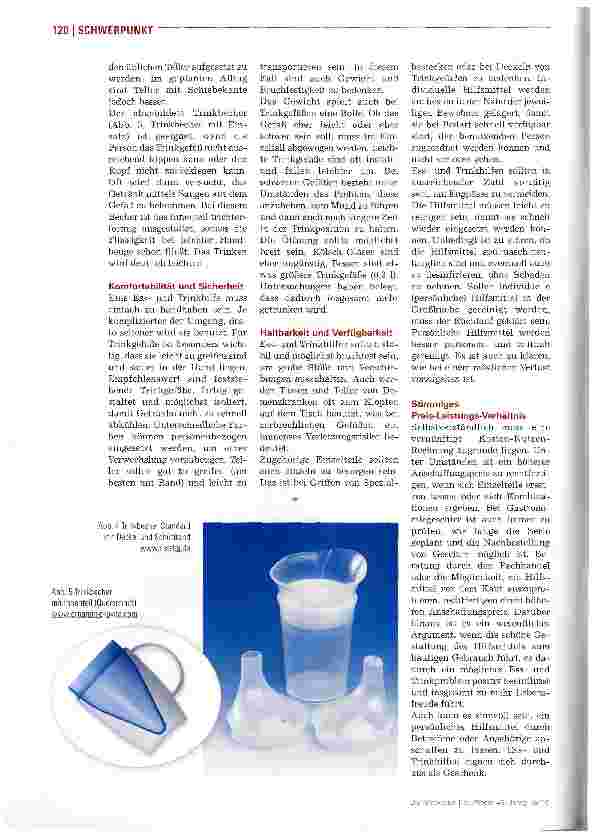 Vorschauseite 3: Mit Becher und Spezialbesteck