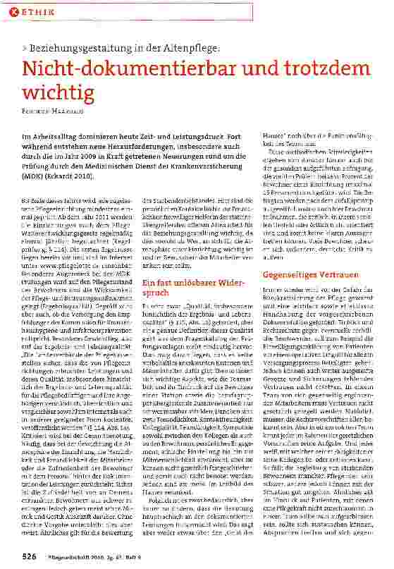 Vorschauseite 1: Nicht-dokumentierbar und trotzdem wichtig