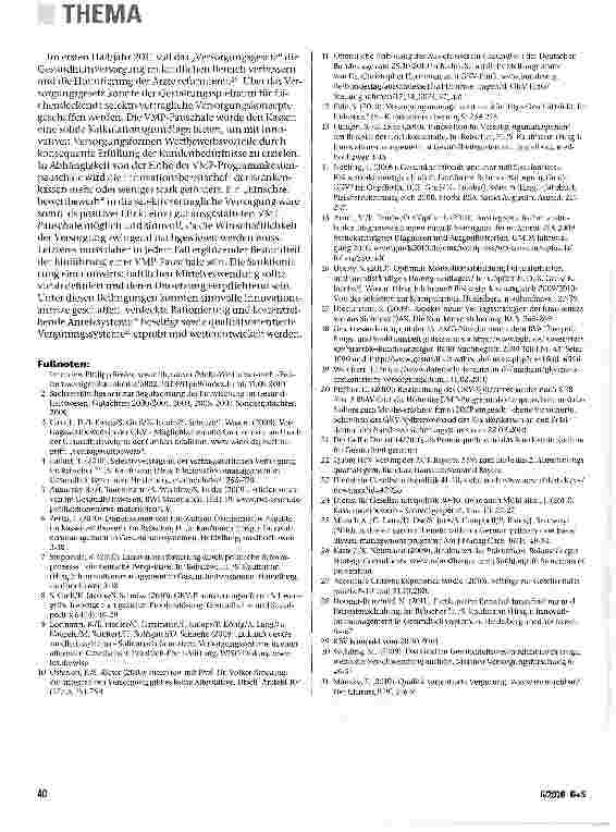 Vorschauseite 4: Versorgungsmanagement-Pauschale als Grundlage für die Weiterentwicklung des Gesundheitssystems