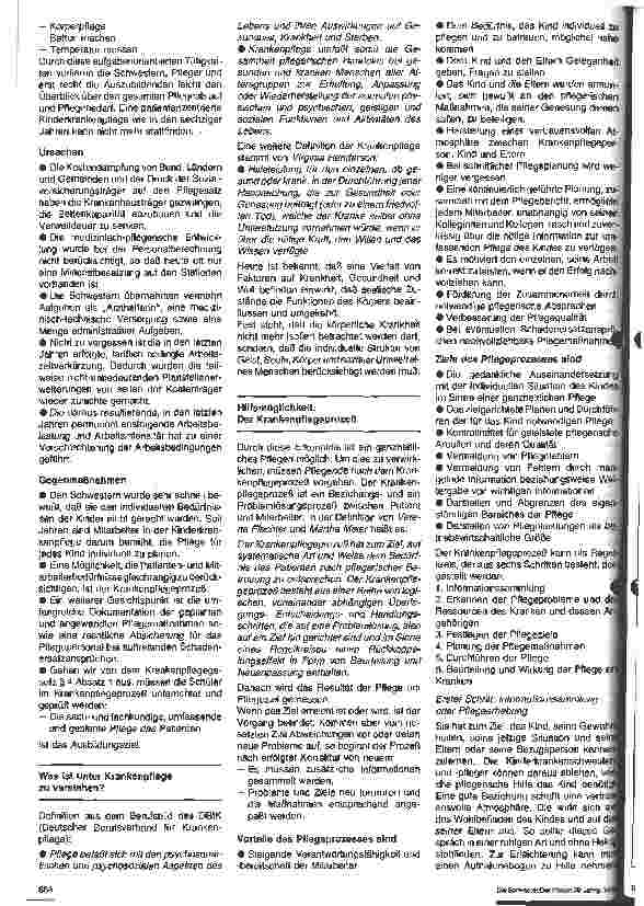 Vorschauseite 2: Die ganzheitliche Plfege in der Kinderkrankenpflegeausbildung
