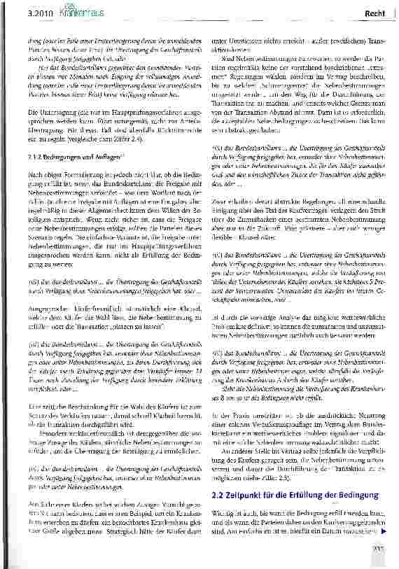 Vorschauseite 6: Fusionskontrolle und Vertragsgestaltung im Krankenhaussektor
