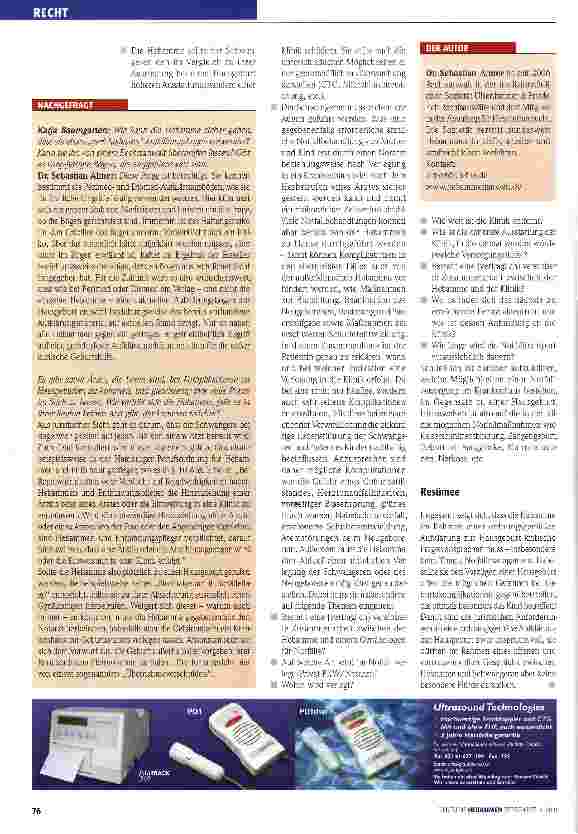 Vorschauseite 4: Hausgeburt: Ehrlich informieren