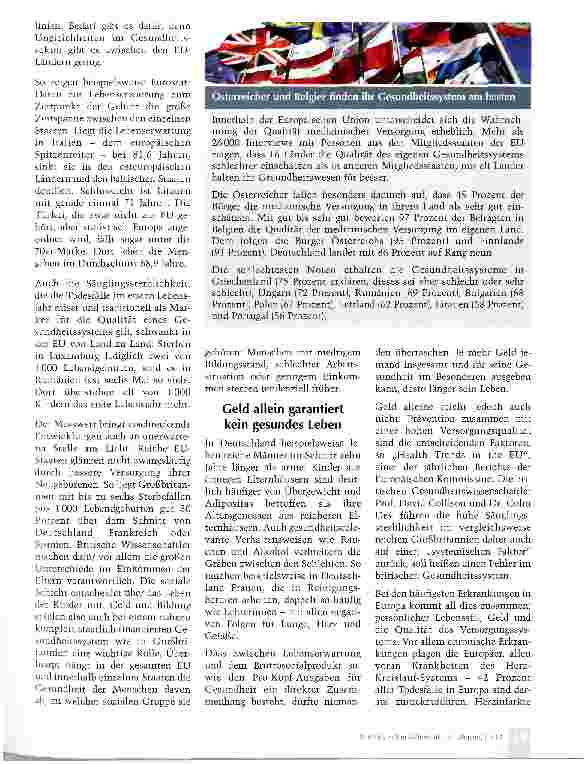 Vorschauseite 2: Italiener leben länger als der Rest Europas
