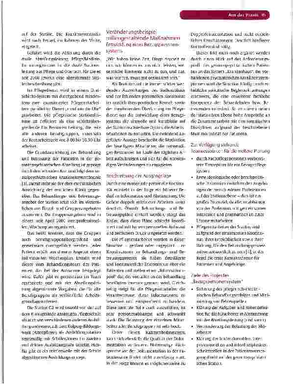 Vorschauseite 2: Gute Pflege in schlechten Zeiten?