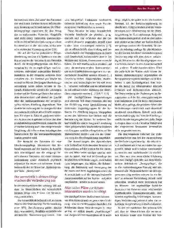 Vorschauseite 6: Gute Pflege in schlechten Zeiten?