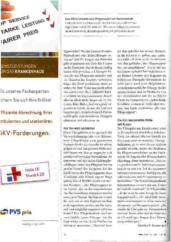 Vorschauseite 3: Übergabe nach Schweizer Art