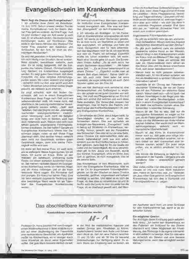 Vorschauseite 1: Das abschließbare Krankenzimmer