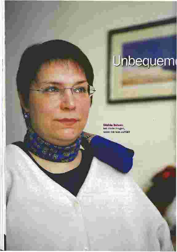 Vorschauseite 1: Unbequeme Fragen Désirée Schoen