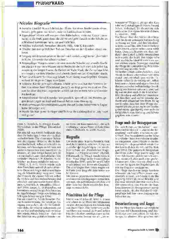 Vorschauseite 2: Nicole - ein Fallbeispiel für erfolgreiche Basale Stimulation Alles echte Leben ist Begegnung / Teil 1