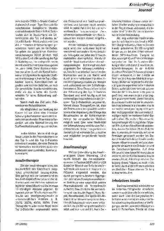 Vorschauseite 2: Was gibt es Neues in der Therapie des Diabetes mellitus?