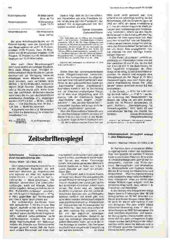 Vorschauseite 2: Zum Thema sichere Krankenpflege auch Nachts