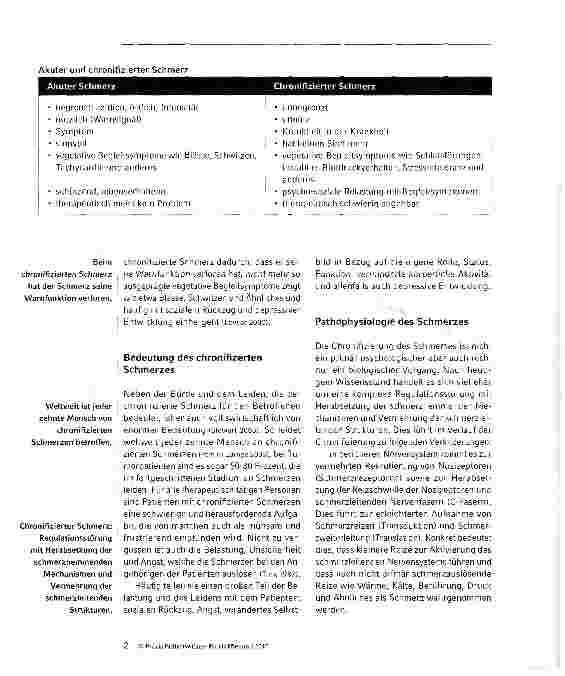 Vorschauseite 2: Chronifizierter Schmerz ist vielschichtig