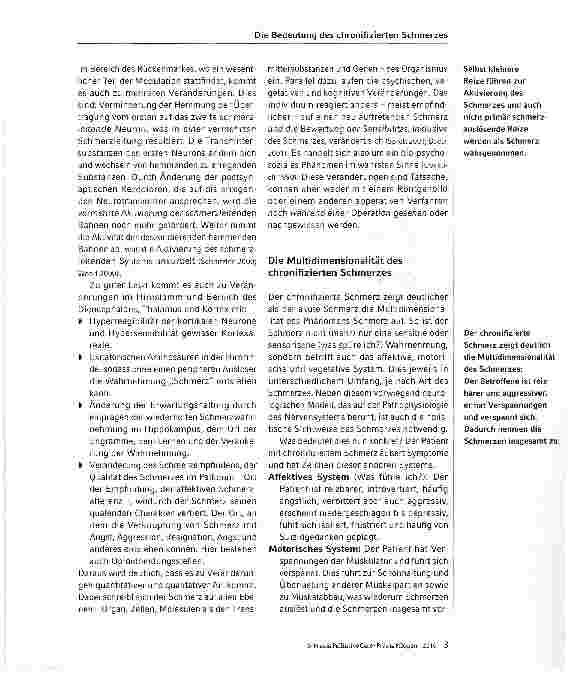 Vorschauseite 3: Chronifizierter Schmerz ist vielschichtig