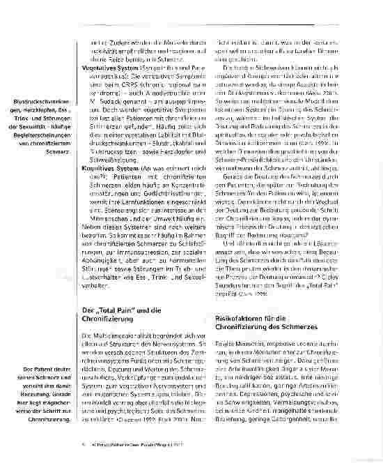 Vorschauseite 4: Chronifizierter Schmerz ist vielschichtig