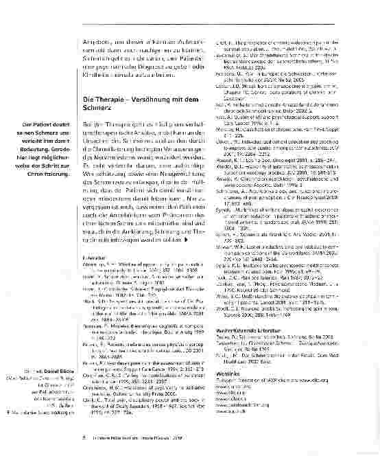Vorschauseite 6: Chronifizierter Schmerz ist vielschichtig