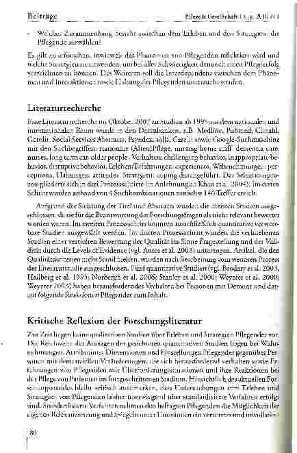Vorschauseite 3: Herausforderndes Verhalten bei Personen mit demenziellen Veränderungen aus der Perspektive von Pflegenden -Erleben und Strategien