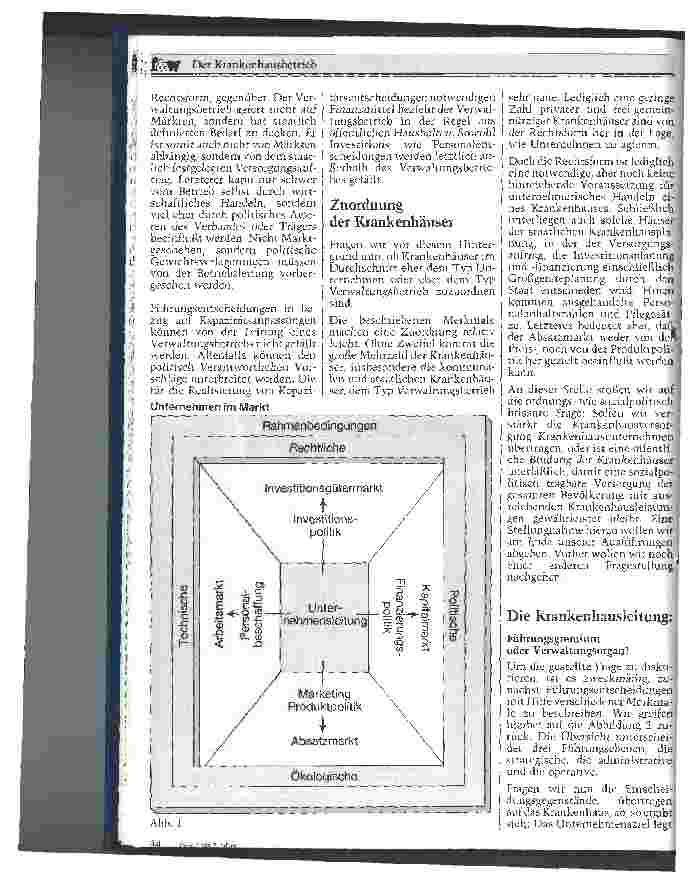 Vorschauseite 2: Der Krankenhausbetrieb Führen oder Verwalten?