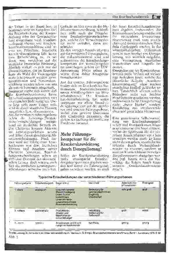 Vorschauseite 3: Der Krankenhausbetrieb Führen oder Verwalten?