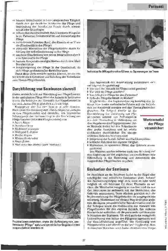 Vorschauseite 2: Wie relevant sind Pflegetheorien? Motivatinspotenziale für Mitarbeiter im ambulanten Dienst