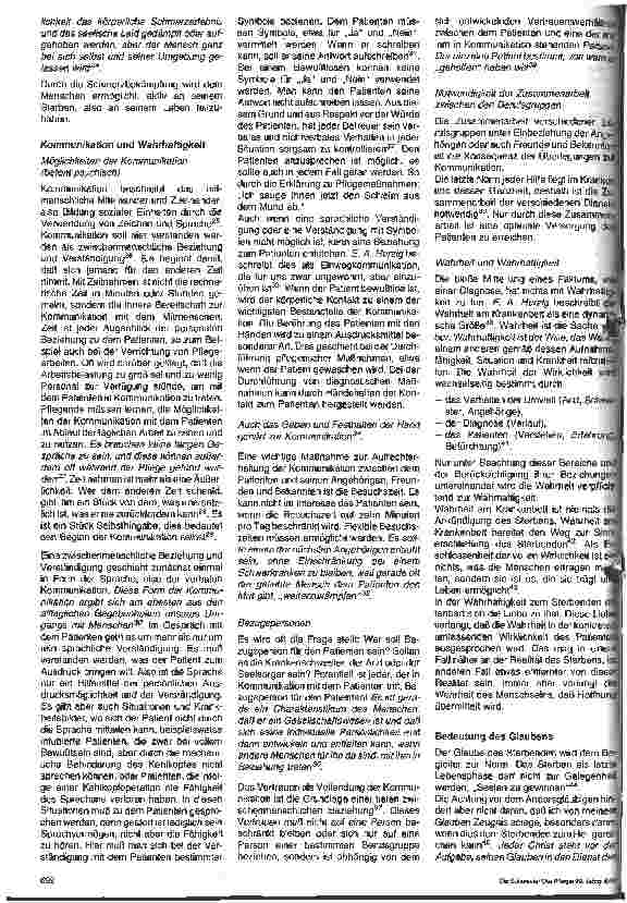 Vorschauseite 3: Humanität im Krankenhaus durch Begleitung Sterbender - Eine Betrachtung aus christlich-anthropologischer Sicht