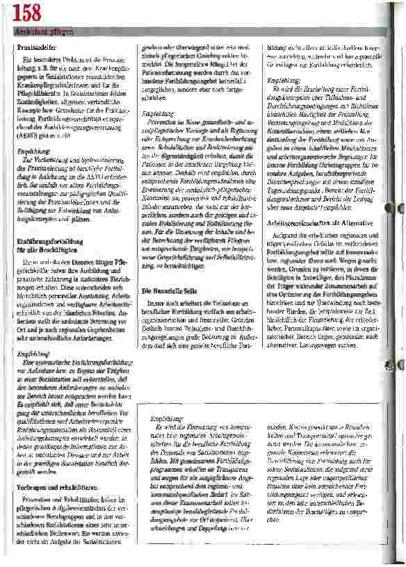 Vorschauseite 2: Sozialstationen brauchen qualifiziertes Personal