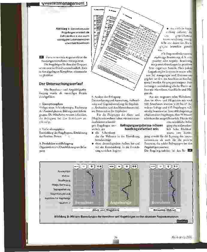 Vorschauseite 2: Aus Kundensicht Eine Befragung von Bewohnern und Angehörigen
