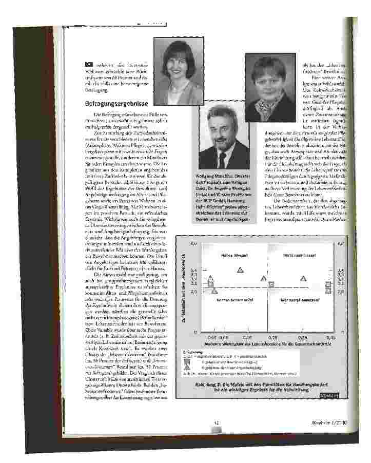 Vorschauseite 3: Aus Kundensicht Eine Befragung von Bewohnern und Angehörigen