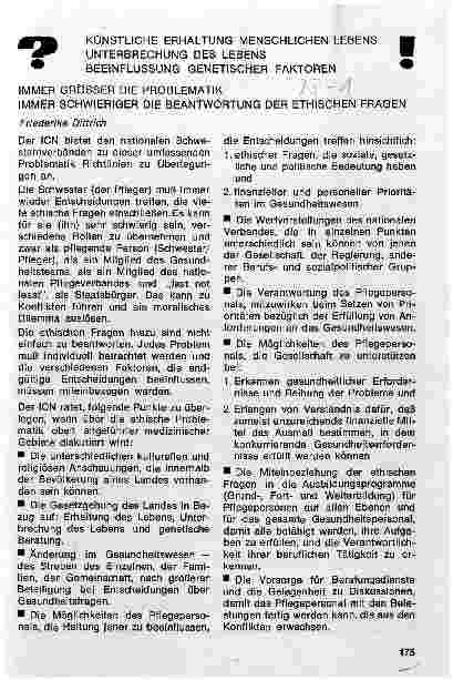 Vorschauseite 1: Künstliche Erhaltung menschlichen Lebens - Unterbrechung des Lebens - - Beeinflussung genetischer Faktoren