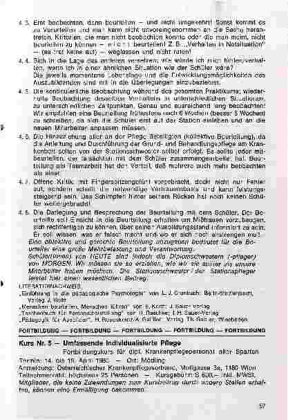 Vorschauseite 5: Die Beurteilung von Krankenpflegeschülern