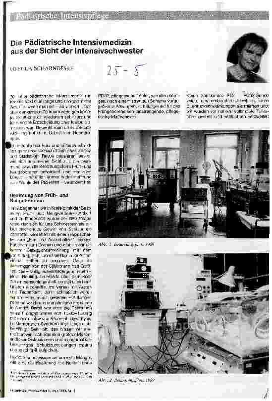 Vorschauseite 1: Die Pädiatrische Intensivmedizin aus der Sicht der Intensivschwester