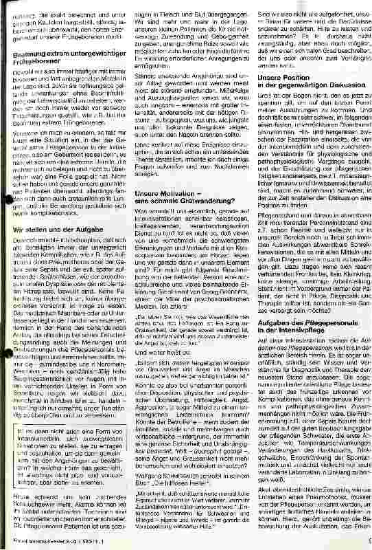Vorschauseite 3: Die Pädiatrische Intensivmedizin aus der Sicht der Intensivschwester