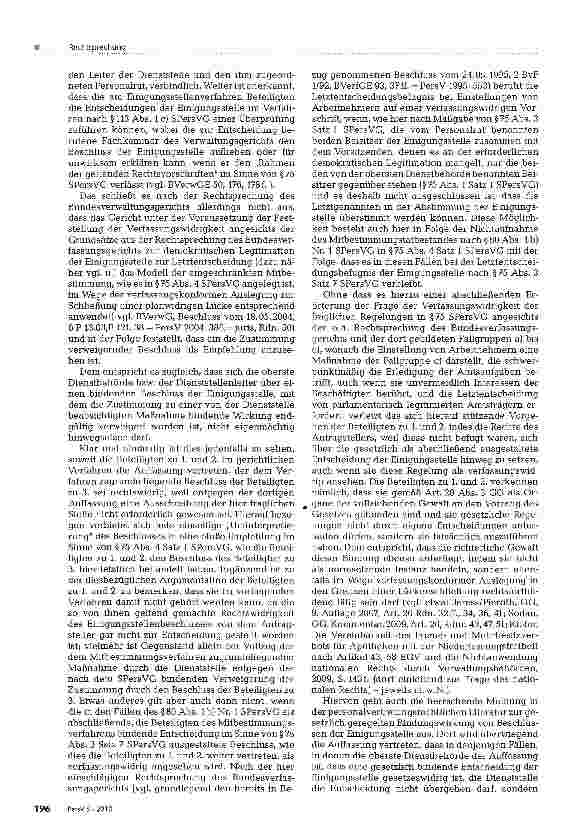 Vorschauseite 3: Einstellung eines Arbeitnehmers gegen Einigungsstellenbeschluss
