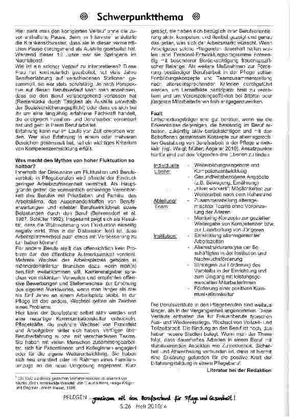 Vorschauseite 4: Erfahrung zählt: Lange in der Pflege und noch gut im Geschäft!