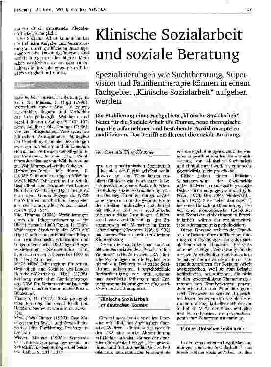 Vorschauseite 4: Beratung als Hilfe Kritische Anmerkungen zu einem reduzierten Verständnis sozialer Beratung - Beispiel Pflegeversicherungsgesetz